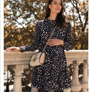 Seraphine Animal Print Maternity Dress